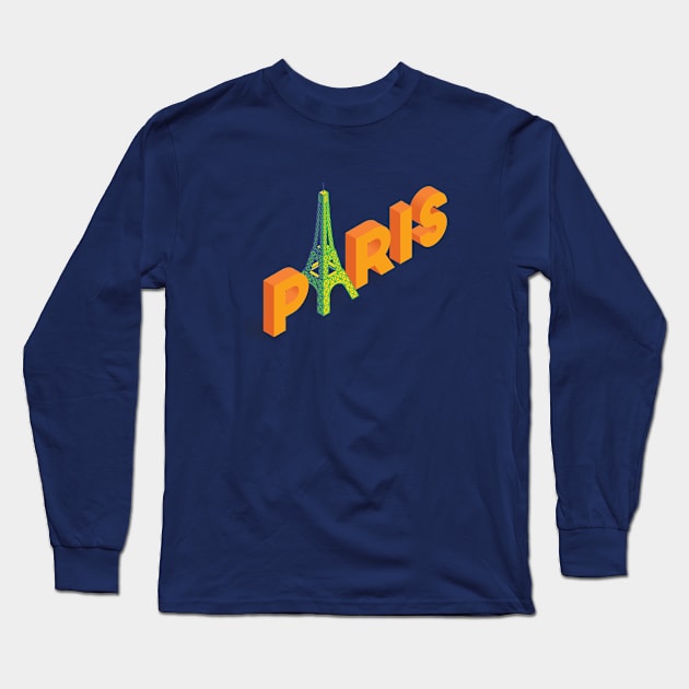 paris Long Sleeve T-Shirt by anilyanik